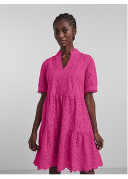 YAS Sukienka 26027163 Różowy Regular Fit ze sklepu MODIVO w kategorii Sukienki - zdjęcie 169185037