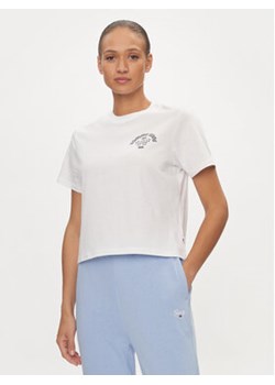 Tommy Jeans T-Shirt Retro DW0DW17831 Biały Boxy Fit ze sklepu MODIVO w kategorii Bluzki damskie - zdjęcie 169185766