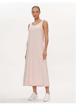 Calvin Klein Jeans Sukienka letnia Monologo J20J223702 Różowy Loose Fit ze sklepu MODIVO w kategorii Sukienki - zdjęcie 169186006
