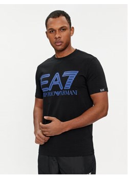 EA7 Emporio Armani T-Shirt 3DPT37 PJMUZ 1200 Czarny Regular Fit ze sklepu MODIVO w kategorii T-shirty męskie - zdjęcie 169186086