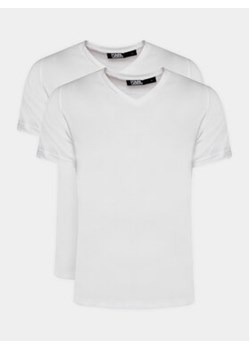 KARL LAGERFELD Komplet 2 t-shirtów 765001 500298 Biały Slim Fit ze sklepu MODIVO w kategorii T-shirty męskie - zdjęcie 169188059
