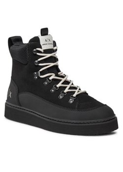 Armani Exchange Sneakersy XUM014 XV778 K001 Czarny ze sklepu MODIVO w kategorii Buty zimowe męskie - zdjęcie 169189115
