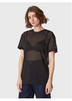 Calvin Klein Swimwear T-Shirt KU0KU00097 Czarny Oversize ze sklepu MODIVO w kategorii Bluzki damskie - zdjęcie 169189477