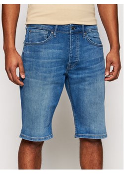 Pepe Jeans Szorty jeansowe Callen PM800707 Granatowy Relaxed Fit ze sklepu MODIVO w kategorii Spodenki męskie - zdjęcie 169189917