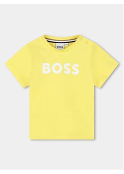 Boss T-Shirt J50601 M Żółty Regular Fit ze sklepu MODIVO w kategorii Koszulki niemowlęce - zdjęcie 169191595