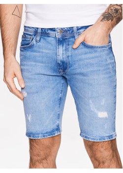 Pepe Jeans Szorty jeansowe Stanley Short PM800940VT5 Niebieski Tapered Fit ze sklepu MODIVO w kategorii Spodenki męskie - zdjęcie 169191727