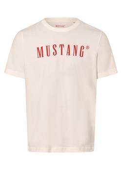 Mustang Koszulka męska - Austin Mężczyźni Bawełna écru nadruk ze sklepu vangraaf w kategorii T-shirty męskie - zdjęcie 169192209