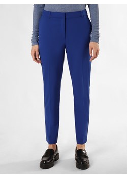comma Spodnie Kobiety błękit królewski jednolity ze sklepu vangraaf w kategorii Spodnie damskie - zdjęcie 169192237