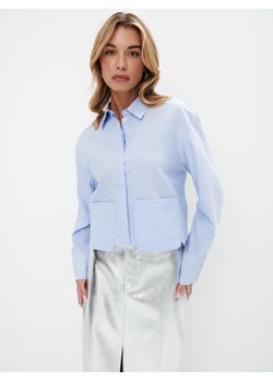 Mohito - Krótka koszula - błękitny ze sklepu Mohito w kategorii Koszule damskie - zdjęcie 169197626