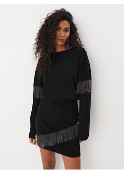 Mohito - Sweter z ozdobnymi elementami - czarny ze sklepu Mohito w kategorii Swetry damskie - zdjęcie 169197667