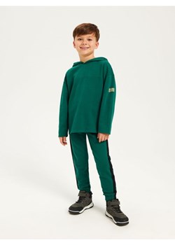Sinsay - Bluza z kapturem - zielony ze sklepu Sinsay w kategorii Bluzy chłopięce - zdjęcie 169199406
