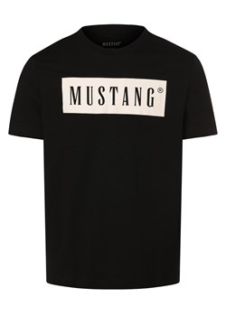Mustang Koszulka męska - Austin Mężczyźni Dżersej czarny nadruk ze sklepu vangraaf w kategorii T-shirty męskie - zdjęcie 169199838