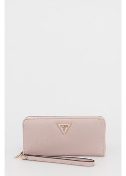 Guess portfel LAUREL damski kolor różowy SWZG85 00460 ze sklepu ANSWEAR.com w kategorii Portfele damskie - zdjęcie 169200216