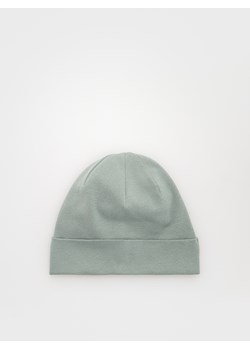 Reserved - Bawełniana czapka - zielony ze sklepu Reserved w kategorii Czapki dziecięce - zdjęcie 169201317