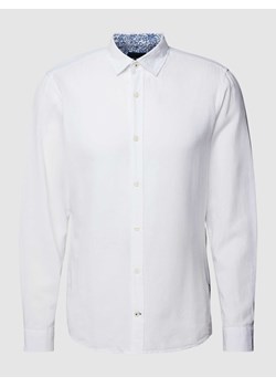 Koszula casualowa o kroju slim fit z kołnierzykiem typu kent model ‘Hanson’ ze sklepu Peek&Cloppenburg  w kategorii Koszule męskie - zdjęcie 169201515