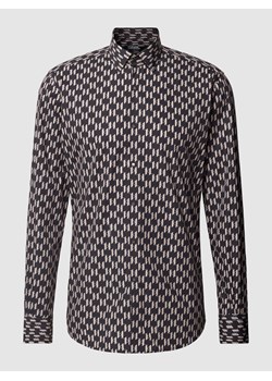 Koszula biznesowa ze wzorem na całej powierzchni ze sklepu Peek&Cloppenburg  w kategorii Koszule męskie - zdjęcie 169201518