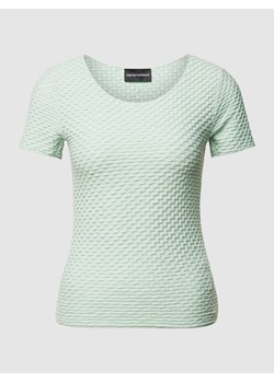 T-shirt z fakturowanym wzorem ze sklepu Peek&Cloppenburg  w kategorii Bluzki damskie - zdjęcie 169201597