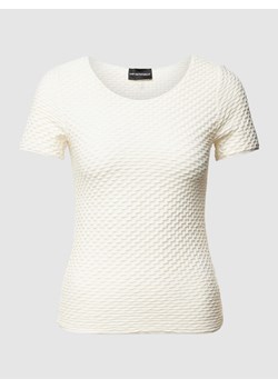 T-shirt z fakturowanym wzorem ze sklepu Peek&Cloppenburg  w kategorii Bluzki damskie - zdjęcie 169201605