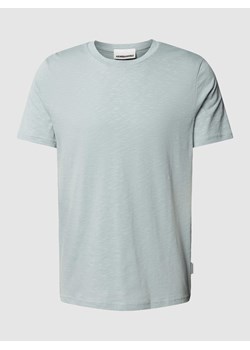 T-shirt w jednolitym kolorze model ‘JAAMEL STRUCTURE’ ze sklepu Peek&Cloppenburg  w kategorii T-shirty męskie - zdjęcie 169201696
