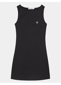 Calvin Klein Jeans Sukienka codzienna Badge IG0IG02498 Czarny Regular Fit ze sklepu MODIVO w kategorii Sukienki dziewczęce - zdjęcie 169204027
