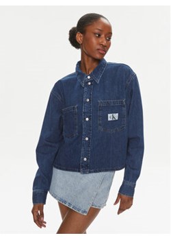 Calvin Klein Jeans Koszula jeansowa J20J222794 Niebieski Regular Fit ze sklepu MODIVO w kategorii Koszule damskie - zdjęcie 169204669