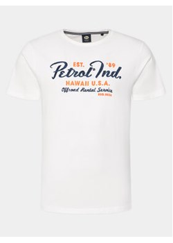 Petrol Industries T-Shirt M-1040-TSR601 Biały Regular Fit ze sklepu MODIVO w kategorii T-shirty męskie - zdjęcie 169204716
