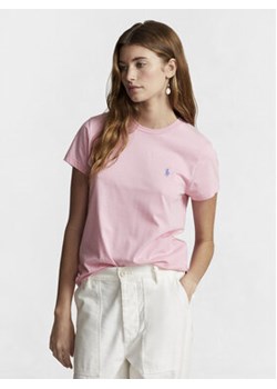 Polo Ralph Lauren T-Shirt New Rltpp 211898698019 Różowy Regular Fit ze sklepu MODIVO w kategorii Bluzki damskie - zdjęcie 169204788