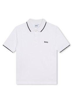 Boss Polo J25P26 S Biały Regular Fit ze sklepu MODIVO w kategorii T-shirty chłopięce - zdjęcie 169204796