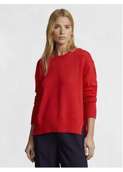 Polo Ralph Lauren Sweter Cn Po 211898583007 Czerwony Regular Fit ze sklepu MODIVO w kategorii Swetry damskie - zdjęcie 169204806