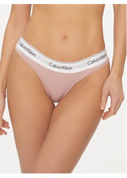 Calvin Klein Underwear Stringi 0000F3786E Różowy ze sklepu MODIVO w kategorii Majtki damskie - zdjęcie 169204879