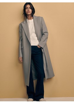 Reserved - Płaszcz w stylu garniturowym - szary ze sklepu Reserved w kategorii Płaszcze damskie - zdjęcie 169206085
