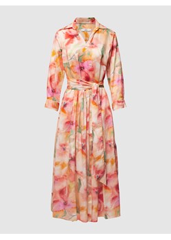 Sukienka midi z wiązanym paskiem model ‘Julene’ ze sklepu Peek&Cloppenburg  w kategorii Sukienki - zdjęcie 169208585