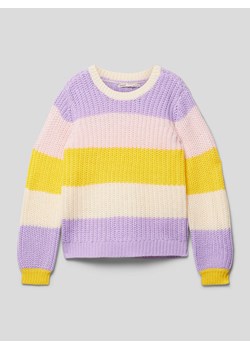 Sweter z dzianiny z okrągłym dekoltem model ‘KOGNIKKA’ ze sklepu Peek&Cloppenburg  w kategorii Swetry dziewczęce - zdjęcie 169208595