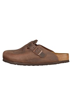 Birkenstock Skórzane chodaki &quot;Boston&quot; w kolorze brązowym ze sklepu Limango Polska w kategorii Klapki męskie - zdjęcie 169209095