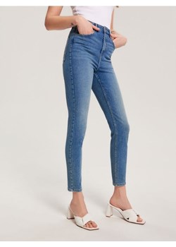 Sinsay - Jeansy skinny high waist - niebieski ze sklepu Sinsay w kategorii Jeansy damskie - zdjęcie 169211998