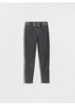 Reserved - Bawełniane legginsy - szary ze sklepu Reserved w kategorii Spodnie dziewczęce - zdjęcie 169212595