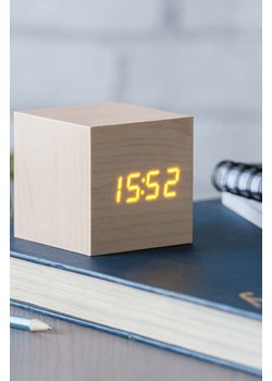 Gingko Design zegar stołowy Cube Click Clock ze sklepu ANSWEAR.com w kategorii Zegary - zdjęcie 169213239