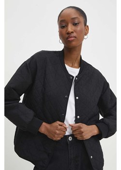 Answear Lab kurtka damska kolor czarny przejściowa oversize ze sklepu ANSWEAR.com w kategorii Kurtki damskie - zdjęcie 169214198