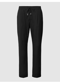 Spodnie materiałowe z prostą nogawką i kieszeniami z tyłu ze sklepu Peek&Cloppenburg  w kategorii Spodnie męskie - zdjęcie 169216555