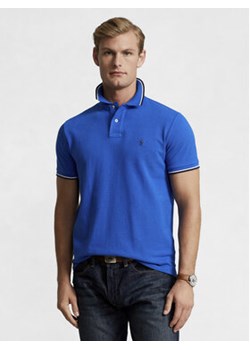 Polo Ralph Lauren Polo 710842621042 Niebieski Custom Slim Fit ze sklepu MODIVO w kategorii T-shirty męskie - zdjęcie 169219398