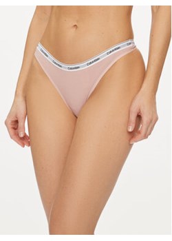 Calvin Klein Underwear Stringi 000QD5043E Różowy ze sklepu MODIVO w kategorii Majtki damskie - zdjęcie 169219467