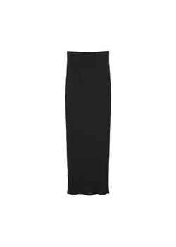 Cropp - Czarna spódnica midi z rozcięciem - czarny ze sklepu Cropp w kategorii Spódnice - zdjęcie 169220669