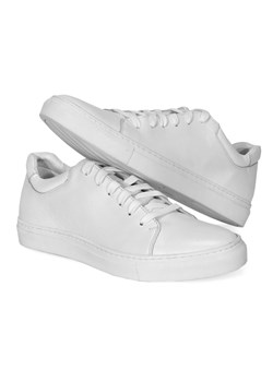 Białe sneakersy męskie BIN ze sklepu Domenoshoes w kategorii Trampki męskie - zdjęcie 169221009