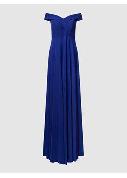 Sukienka wieczorowa z odkrytymi ramionami i zakładkami ze sklepu Peek&Cloppenburg  w kategorii Sukienki - zdjęcie 169221399