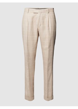 Spodnie do garnituru ze wzorem w kratę model ‘Louis’ ze sklepu Peek&Cloppenburg  w kategorii Spodnie męskie - zdjęcie 169221526