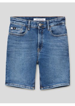 Szorty jeansowe o kroju regular fit z 5 kieszeniami ze sklepu Peek&Cloppenburg  w kategorii Spodenki chłopięce - zdjęcie 169221646