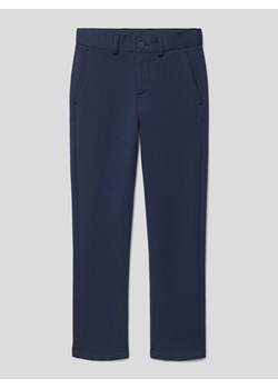 Spodnie o kroju slim fit z wpuszczanymi kieszeniami ze sklepu Peek&Cloppenburg  w kategorii Spodnie chłopięce - zdjęcie 169221649