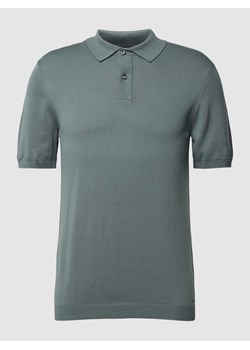 Koszulka polo w jednolitym kolorze ze sklepu Peek&Cloppenburg  w kategorii T-shirty męskie - zdjęcie 169221877