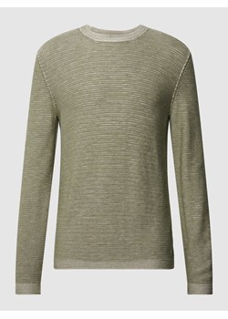Sweter z dzianiny z efektem melanżu ze sklepu Peek&Cloppenburg  w kategorii Swetry męskie - zdjęcie 169222148