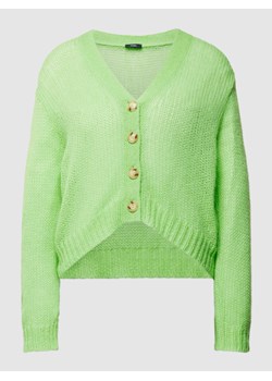 Kurtka z dzianiny w jednolitym kolorze ze sklepu Peek&Cloppenburg  w kategorii Swetry damskie - zdjęcie 169222618